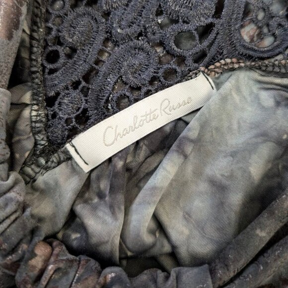 Charlotte Russe Dark Sleeveless Top - Picture 7 of 7